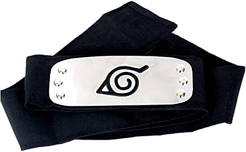 Top regalos para frikis y geeks HOODBRO Banda para la Cabeza Ninja Naruto Shippuden Konohagakure Shinobi Manga Cosplay Anime Cinta Pelo