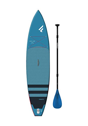 Fanatic Ray Air 11';6'Sup Inflable Stand Up Paddle Boarding Paquete - Tabla, Bolsa, Bomba y Paleta - Ligero