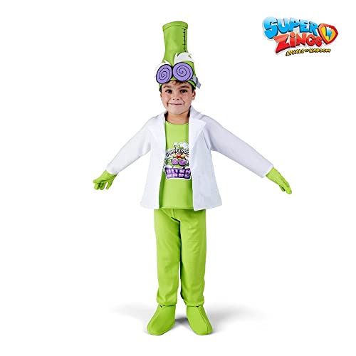 Creaciones Llopis Disfraz de Profesor K SuperZings para Niños (6-7 años) regalos originales para geeks