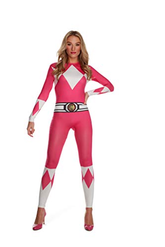 Ofertas y reviews regalos para frikis y geeks Morphsuits Disfraz de mujer Oficial Rosado Power Rangers vestuario Carnival - Medio