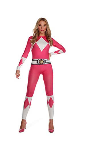 Top regalos para frikis y geeks Morphsuits Disfraz Power Ranger Rosa Mujer, Disfraz Power Ranger Mujer, Power Rangers Disfraz Mujer, Disfraz Power Ranger Adulto, Disfraz Superheroe Adulto Mujer, Disfraz Mujer Carnaval Talla M