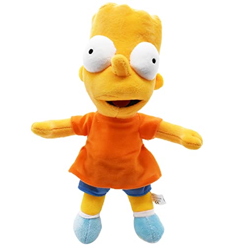 Top regalos para frikis y geeks Simpson Peluche-Tomicy 1 Piezas The Simpsons Juguete de Peluche Juguetes Suaves Bart Simpson Figuras de Muñeca de Peluche Muñeco Regalo para los Niños 30cm