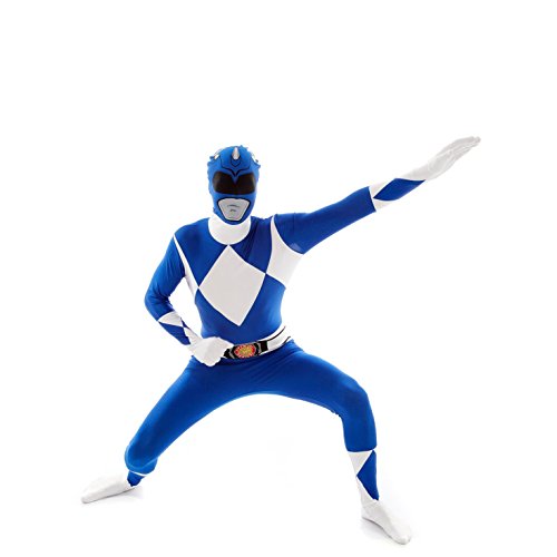 Morphsuits Disfraz de Power Rangers para hombre, talla adulta, color azul, talla M ofertas y reviews regalos para frikis y geeks