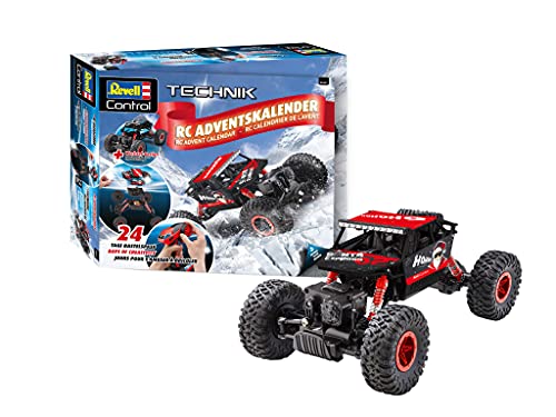 Top regalos para frikis y geeks Revell 01032 Calendario de Adviento RC Crawler 4WD en 24 días para un Coche teledirigido