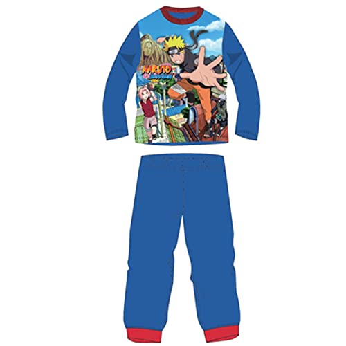 Top regalos para frikis y geeks Disney Garçon Naruto Pyjama, Bleu, 6 ans EU