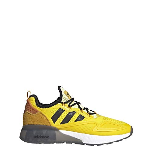 Top regalos para frikis y geeks adidas Ninja ZX 2K Boost Zapatos Hombre, Amarillo Legacy Gold Tech Copper, 10.5