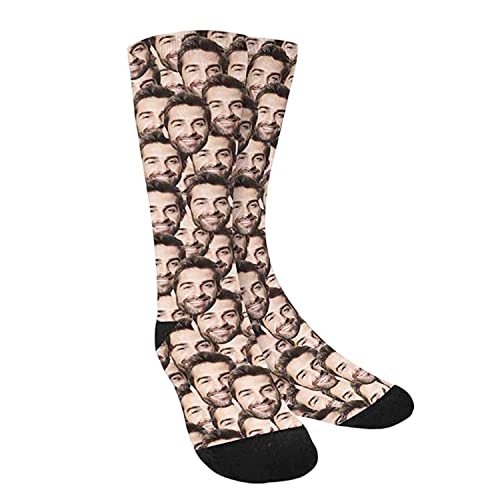 Top regalos para frikis y geeks Calcetines Personalizados Con Cara - Sube tu Foto Nosotros hacemos el trabajo! - Calcetines Divertidos para Hombre y Mujer Unisex - Con Fotos Caras Nombres