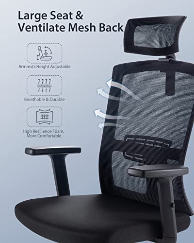Precios con descuento para comprar Silla de Oficina Silla ergonómica de Malla de NOBLEWELL en oferta
