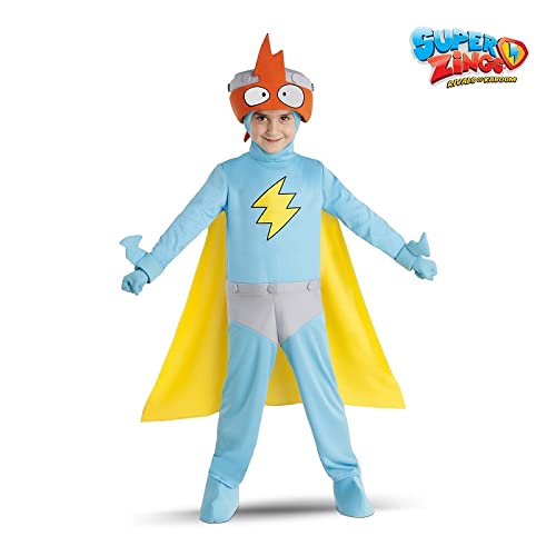 Top regalos para frikis y geeks Creaciones Llopis Disfraz de Kid Kazoom SuperZings para Niños (6-7 años)