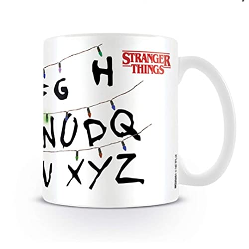 Top regalos para frikis y geeks Pyramid International Stranger Things MG25251 - Taza de desayuno Lights, 320ml