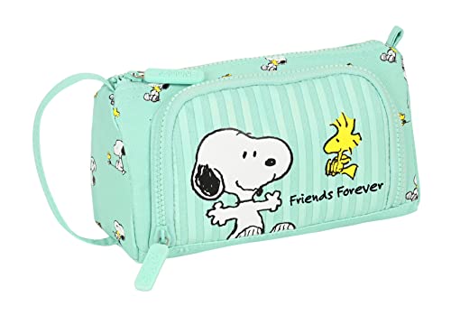 Top regalos para frikis y geeks PORTATODO CON BOLSILLO DESPLEGABLE VACIO SNOOPY "FRIENDS FOREVER"