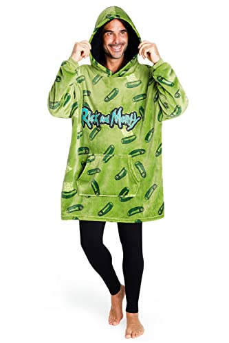 Top regalos para frikis y geeks Rick and Morty Sudadera Oversize Hombre Polar