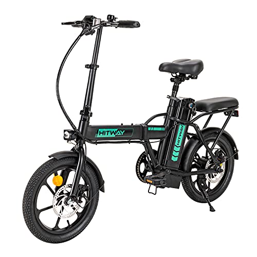 Ficha Características de HITWAY Bicicleta eléctrica Ebike Bicicletas urbanas Plegables, batería de 8,4Ah, Motor de 250W, Alcance hasta 35-70 km BK5