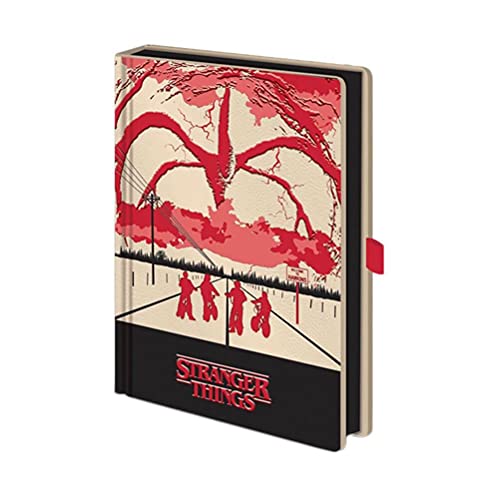 Top regalos para frikis y geeks STRANGER THINGS - CUADERNO A5 PREMIUM CON LUZ MIND FLAYER