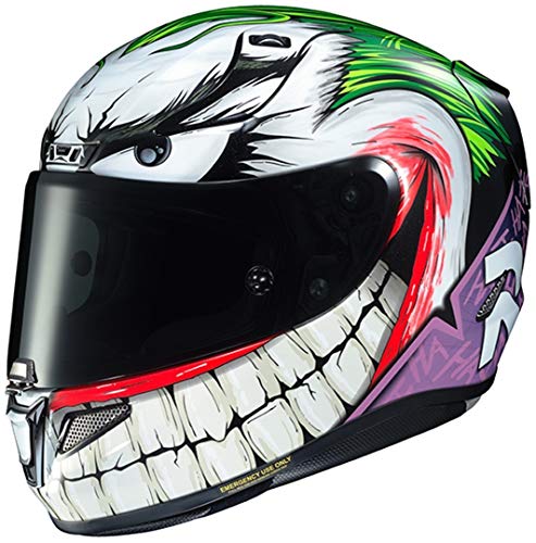 Top regalos para frikis y geeks HJC Helmet RPHA-11 Joker DC Comics White/Green, Unisex-Adult, JOK-MC48, XXL