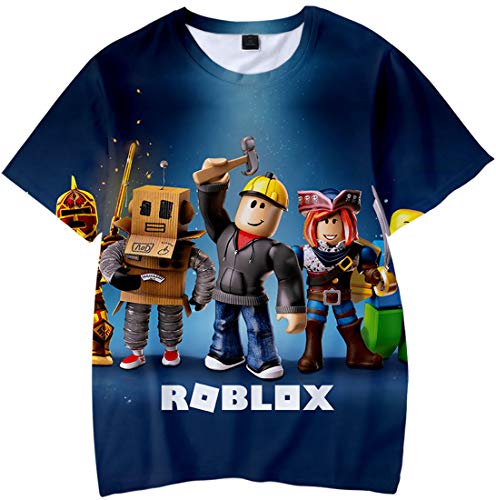 Top regalos para frikis y geeks MINIDORA Roblox T-Shirt Niños Camiseta de Manga Corta 3D Imprimir de Juego 150,Estilo 22815