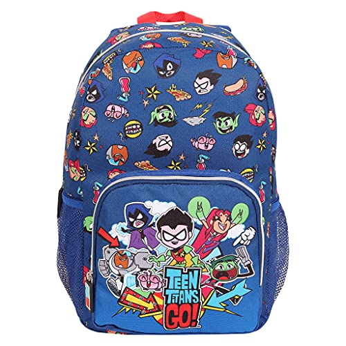 Top regalos para frikis y geeks Popgear DC Teen Titans Go Characters Mochila para niños | Producto Oficial Equipaje, Multicolor, Talla única