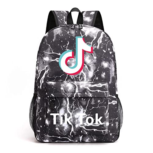 Top regalos para frikis y geeks Gray Rock Tik Tok Tiktok - Mochila deportiva Oxford para estudiantes, Multicolor, Talla única