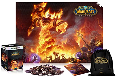 World of Warcraft Classic: Ragnaros | Puzzle 1000 Piezas | Incluye póster y Bolsa | 68 x 48 | Videojuego | Rompecabezas para Adultos y Adolescentes | para Navidad y Regalos | Decoración ofertas y reviews regalos para frikis y geeks
