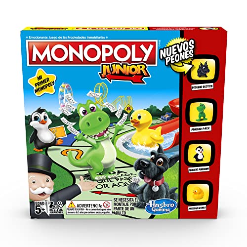 Top regalos para frikis y geeks Monopoly Junior (Versión Española), Multicolor