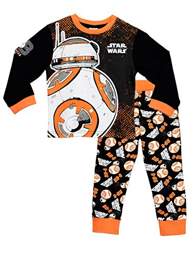 Top regalos para frikis y geeks Star Wars Pijamas | Pijama Niño BB8 | Pijama de Manga Larga para Ninos Multicolor 11-12 años