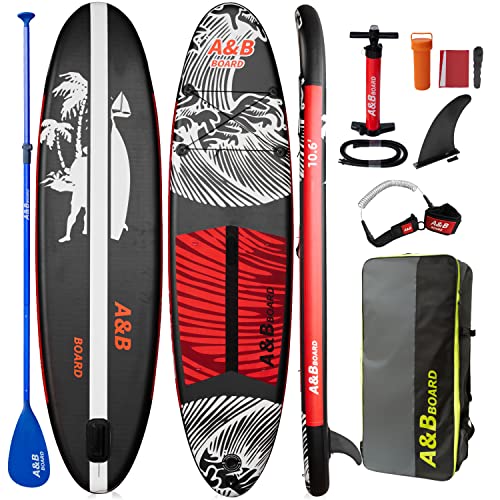 A&BBOARD Tabla de Paddle Surf Inflable, 10