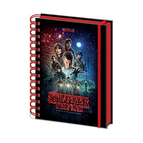 Stranger Things - Cuaderno de notas con espiral A5, multicolor (SR72776) ofertas y reviews regalos para frikis y geeks