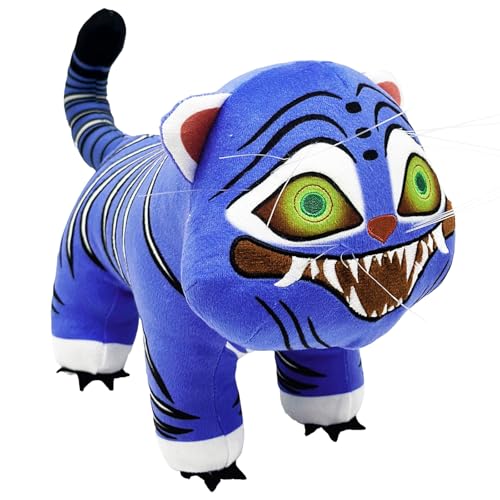 Top regalos para frikis y geeks CWENDANER Peluche de tigre púrpura para niños UDE adultos, bonito regalo para fans de Kpop, decoración de Halloween y accesorios de cosplay (25 cm)
