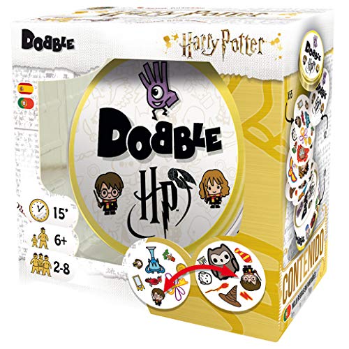 Top regalos para frikis y geeks Zygomatic | Dobble Harry Potter | Juego de Cartas | Juego para Niños a Partir de 6 Años | A Partir de 6 Años | De 2 a 8 Jugadores | 15 Minutos por Partida | En Español y Portugués