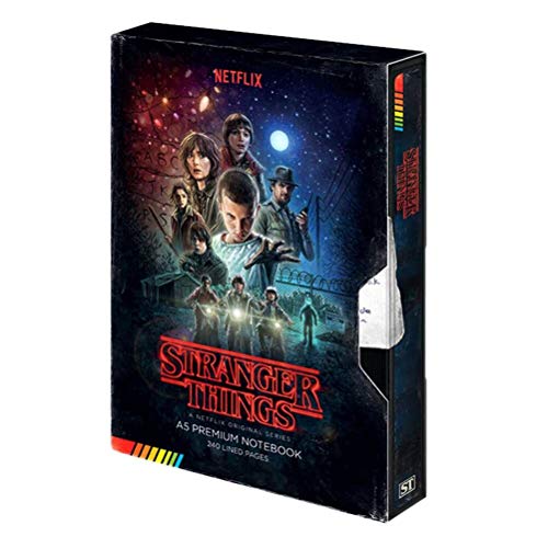 Top regalos para frikis y geeks Stranger Things Cuaderno de notas A5 Premium (VHS)