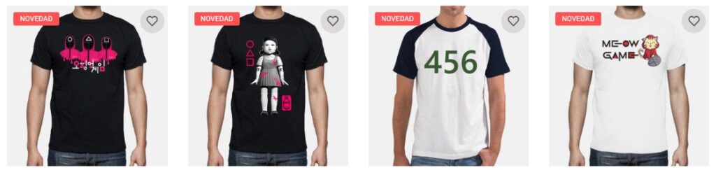 Camisetas-Nuevas-Juego-del-Calamar