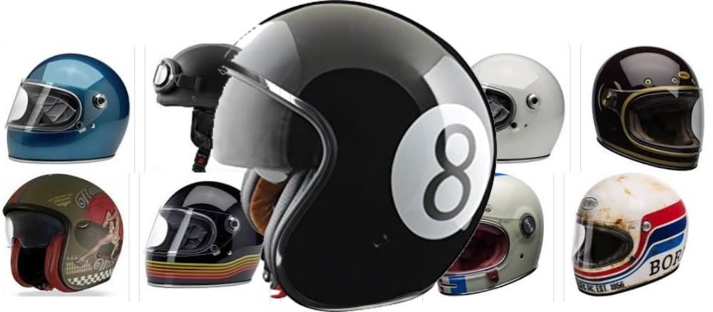 Comprar casco de moto estilo retro vintage retro y vintage barato en 2023