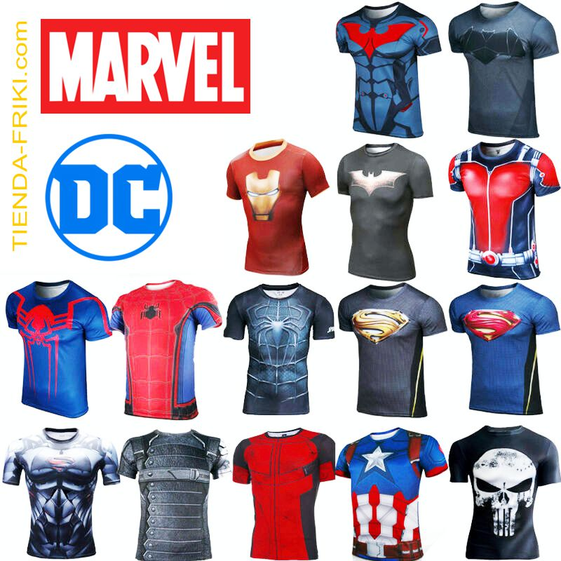 RUNNERS ⭐ Todas las camisetas compresivas para superheroes en [yer]