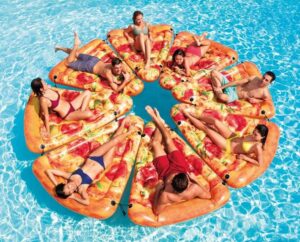 Comprar flotador porciones pizzas para piscina