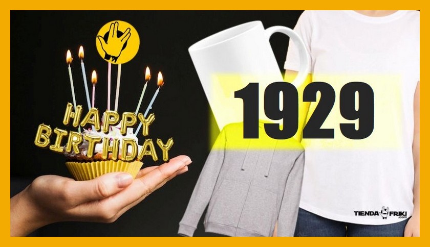 Artículos de regalo personalizadas de cumpleaños para quienes nacieron en 1929 y tendrás 94 en el presente año 2023