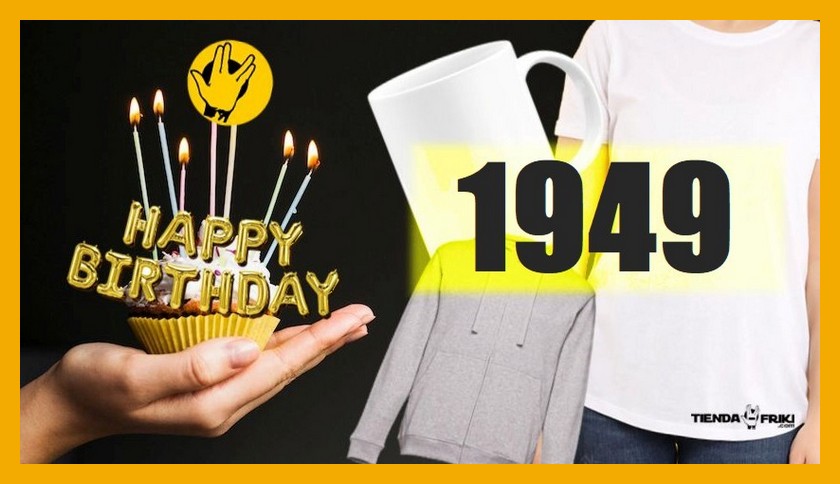 Regalos personalizadas para cumpleañeros y cumpleañeras nacidos en 1949 y cumplen 75 en este año