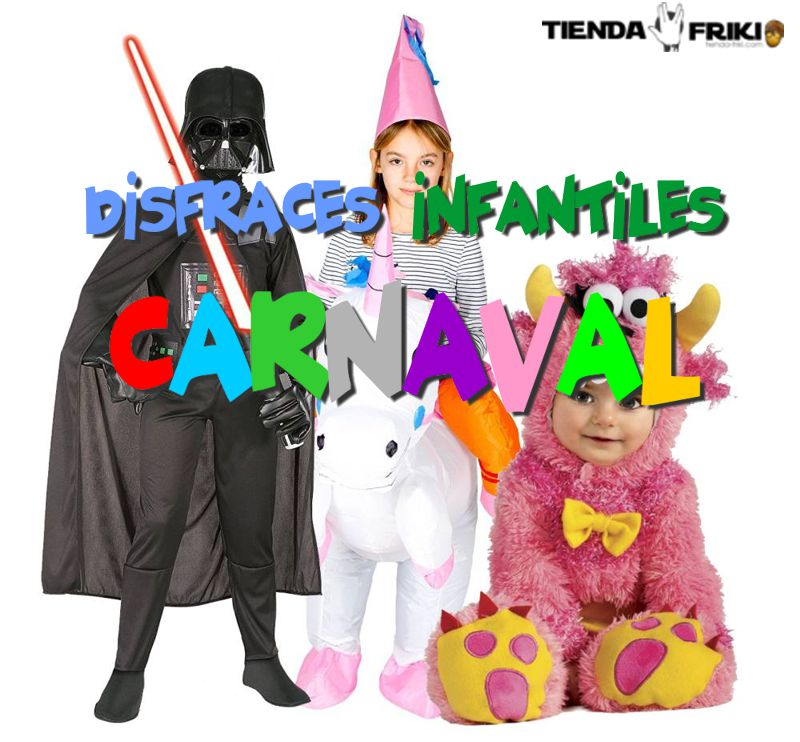 Colección de disfraces infantiles para Carnaval
